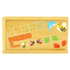 COLOR BABY Juegos De Madera|Juegos De Mesa-Domino Animales Madera