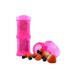 TWISTSHAKE Complementos De Alimentación-Dosificador leche polvo 2 x100 ml Rosa