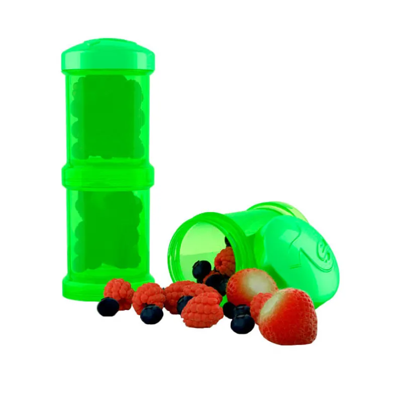 Dosificador leche polvo 2 x 100ml Verde*TWISTSHAKE New