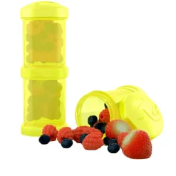 Dosificador leche polvo 2x 100ml Amarillo*TWISTSHAKE New
