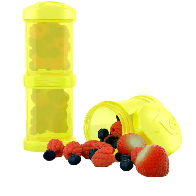 Dosificador leche polvo 2x 100ml Amarillo*TWISTSHAKE New