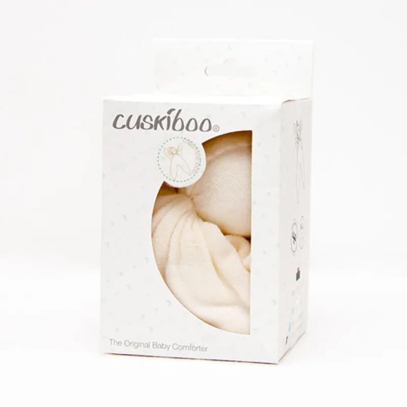 CUSKI Regalos De Nacimiento|Jueguetes De Primera Infancia-Dou Dou 100% bamboo Crema