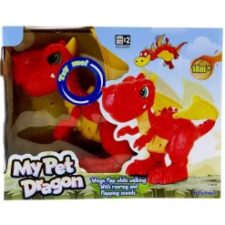DRIM DISCOUNT Electrónicos-Dragón Infantil con Sonido y Movimiento
