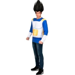 VIVING Disfraces Y Complementos|Disfraces Y Complementos-Dragon Ball Disfraz Camiseta Vegeta