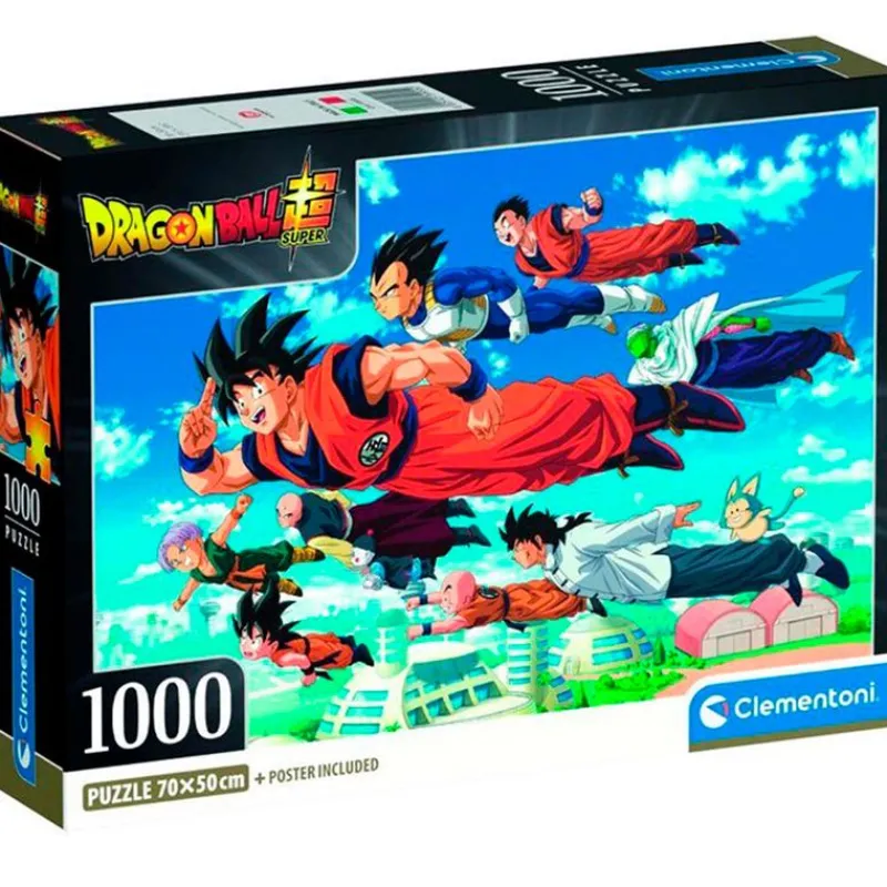 CLEMENTONI Puzzles De 501 A 1000 Piezas|Puzzles Y Construcciones-Dragon Ball Puzzle 1000 Piezas