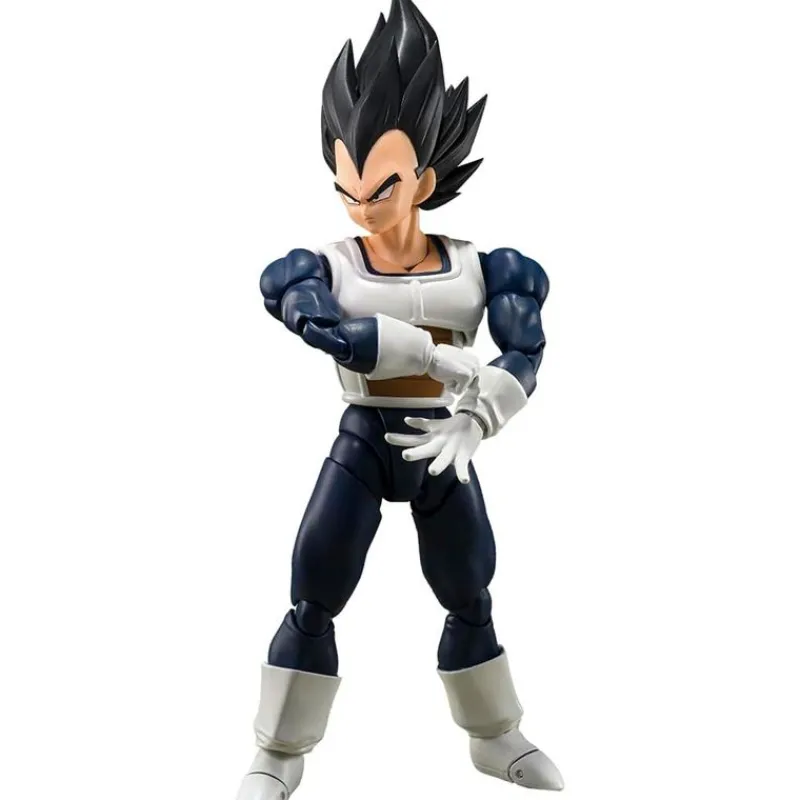 TAMASHII NATIONS Figuras Anime-Dragon Ball Z SH Figuarts Old Battle Clothes Vegeta