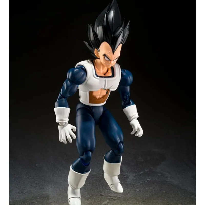 TAMASHII NATIONS Figuras Anime-Dragon Ball Z SH Figuarts Old Battle Clothes Vegeta