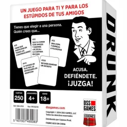 ASMODEE Juegos Para Adultos-Drunk Stoned Or Stupid Juego Cartas +18