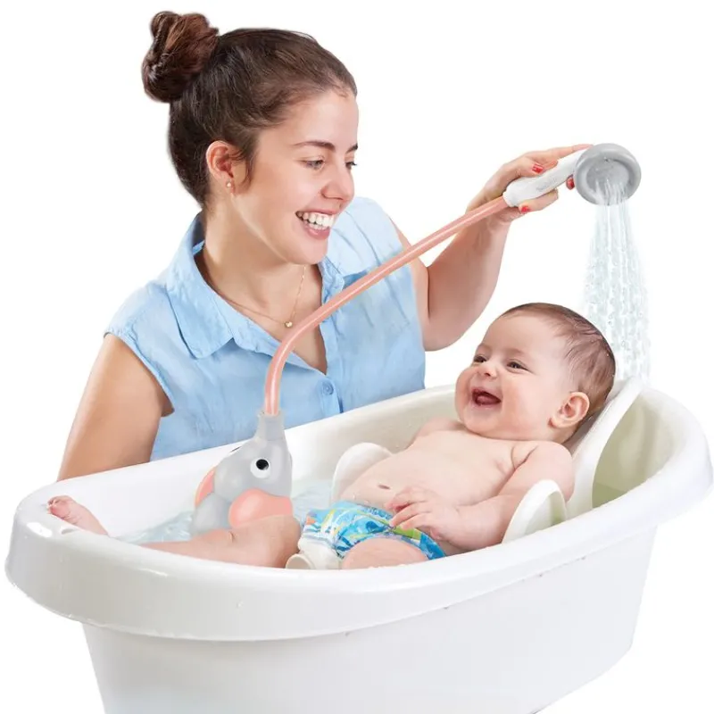 YOOKIDOO Juguetes De Baño-Ducha Baño Elefante Rosa