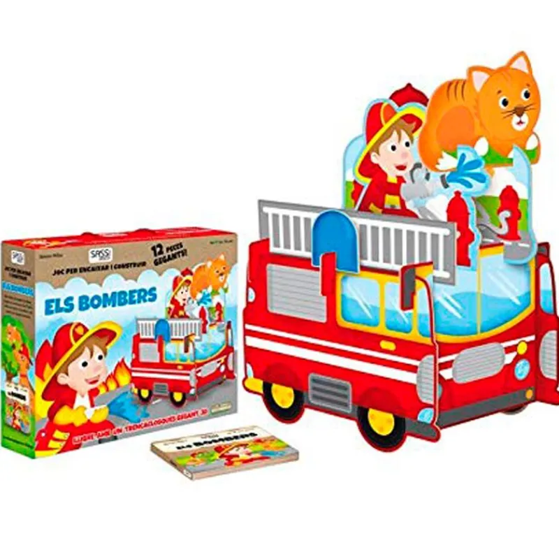 Els Bombers Puzzle + Llibre en Català*SELECCION DRIM Hot