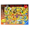 RAVENSBURGER Puzzles Y Construcciones-Emoji Super Pack 4 Puzzles de 100 Piezas