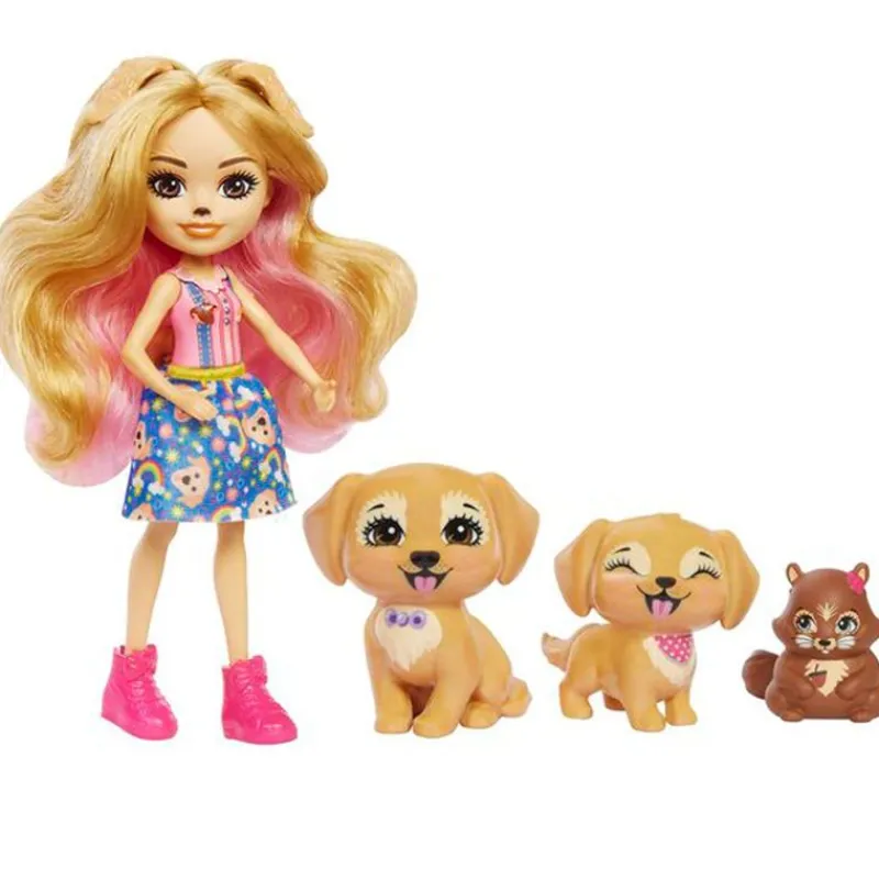 MATTEL Muñecas-Enchantimals City Tails Gerika Golden
