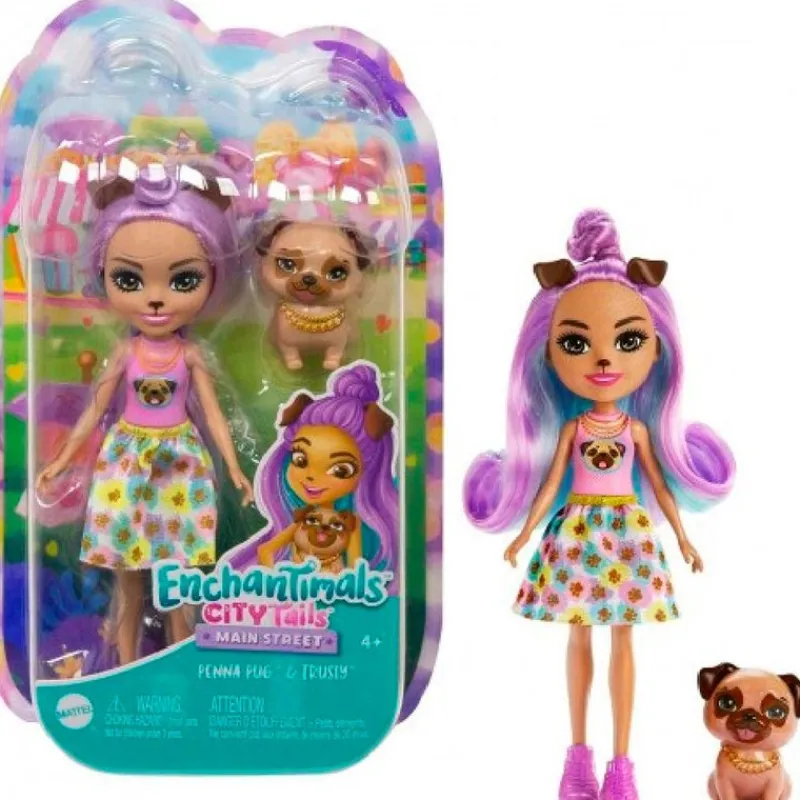 MATTEL Muñecas-Enchantimals City Tails Main Street Muñeca Surtida