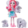 Enchantimals Esmeralda Elephant & sus Amigos*MATTEL Hot