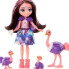 MATTEL Muñecas-Enchantimals Ofelia Ostrich & sus Amigos