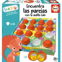 EDUCA Juegos Y Juguetes Educativos-Encuentra las Parejas con la Ardilla Lolo