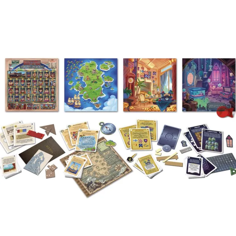 CLEMENTONI Amigos Y Familia|Juegos De Mesa-Escape Game Deluxe Edición Familia