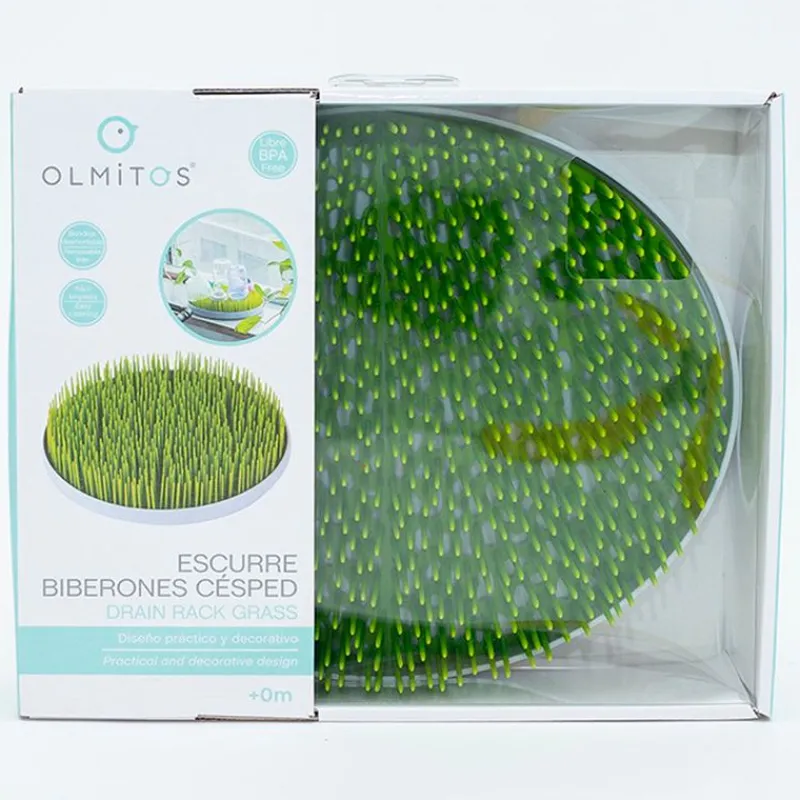 OLMITOS Complementos De Alimentación-Escurre Biberones Césped