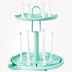 SARO Complementos De Alimentación-Escurrebiberones giratorio Menta