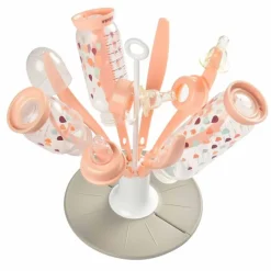 Escurrebiberones Plegable Flower Rosa*BEABA New