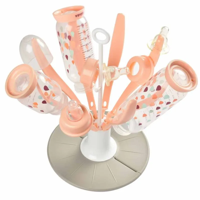 Escurrebiberones Plegable Flower Rosa*BEABA New