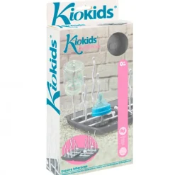 KIOKIDS Complementos De Alimentación-Escurrebiberones Portátil Gris
