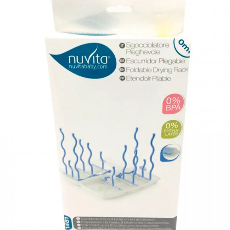 Escurrebiberones Portátil Azul*NUVITA Clearance