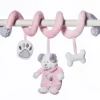 ARTESAVI Decoración Infantil-Espiral de perrito Tomy Rosa