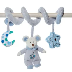 ARTESAVI Decoración Infantil-Espiral ratita 32cm azul