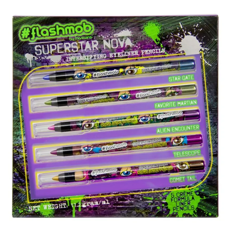 Estuche con 5 Lápices de Ojos para Niñas*MARKWINS Best