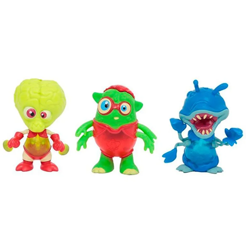 Exogini Pack 3 Aliens con Nerdy Ned*GIOCHI PREZIOSI Outlet