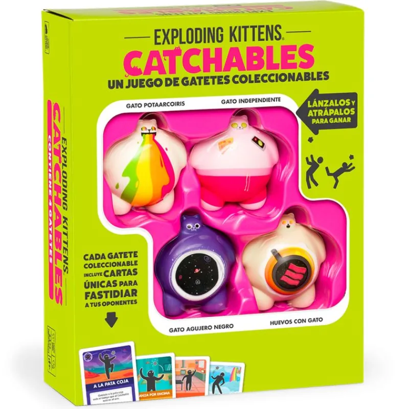 ASMODEE Amigos Y Familia-Exploding Kittens: Catchables Core Pack