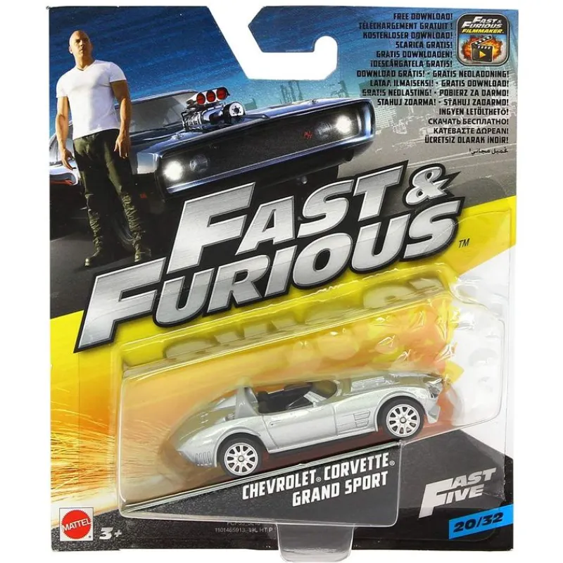 Fast & Furious Vehículo Chevy Corvette Grand Sport*MATTEL Clearance