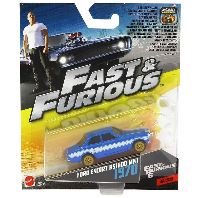 Fast & Furious Vehículo Ford Escort R51600*MATTEL Best