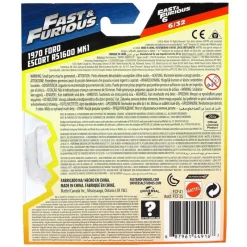 Fast & Furious Vehículo Ford Escort R51600*MATTEL Best