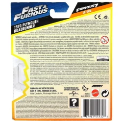 MATTEL Vehículos, Trenes Y Parkings-Fast & Furious Vehículo Plymouth Roadrunner 1970
