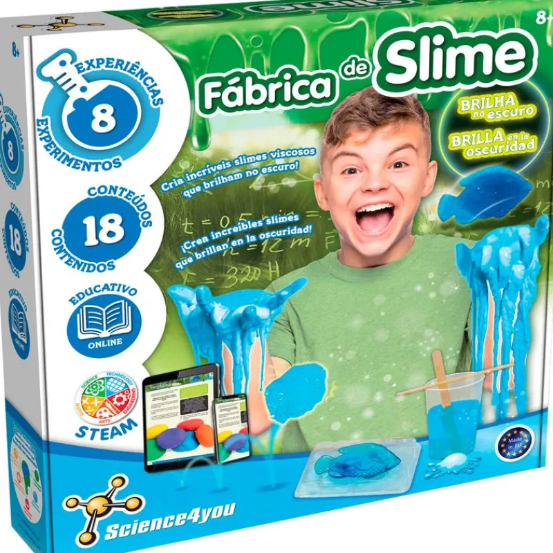 Fábrica Slime Brilla en la Oscuridad*SCIENCE 4 YOU Online