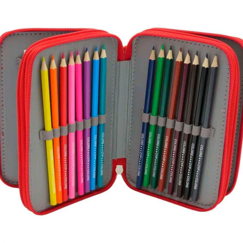 F.C. Barcelona Estuche Escolar Triple*CYP Online