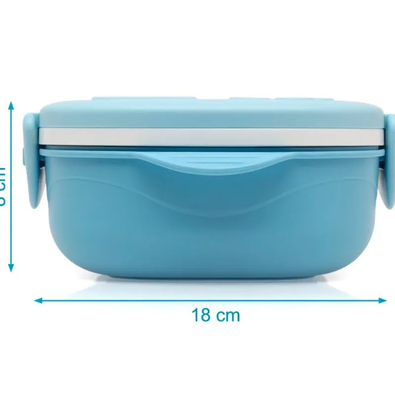 Fiambrera Inox c/ compartimentos Azul*KIOKIDS Clearance