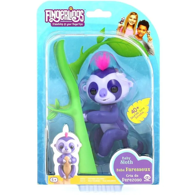 Fingerlings Bebé Perezoso Lila*JUGUETRONICA Hot