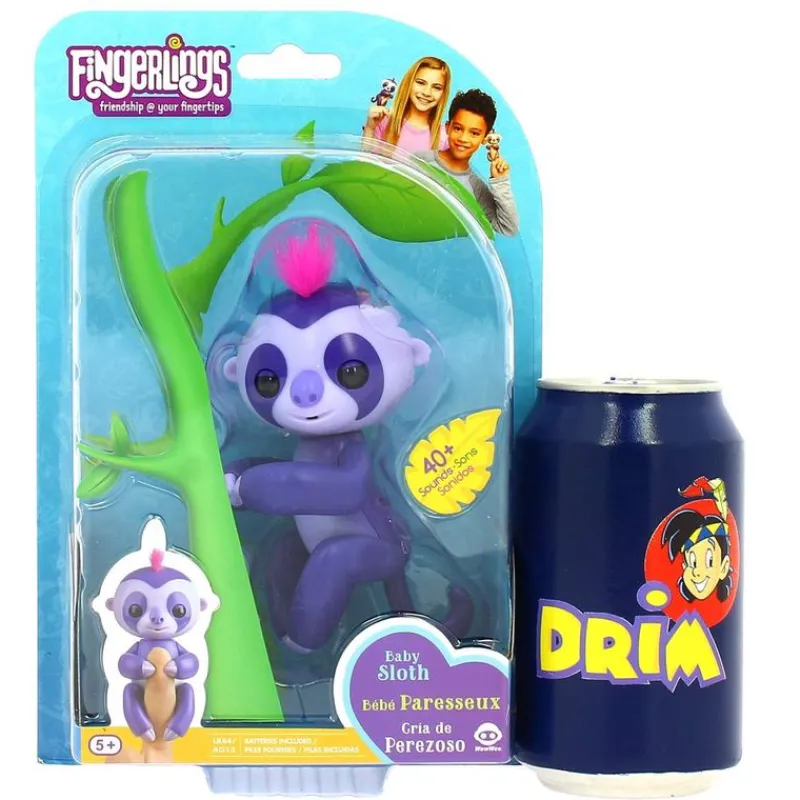 Fingerlings Bebé Perezoso Lila*JUGUETRONICA Hot