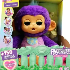 BIZAK Electrónicos-Fingerlings Cuida y Mima Mono Interactivo