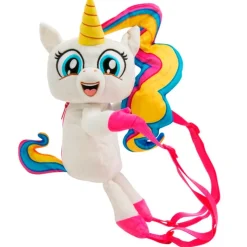 SELECCION DRIM Escolar-Fingerlings Mochila Unicornio de Peluche