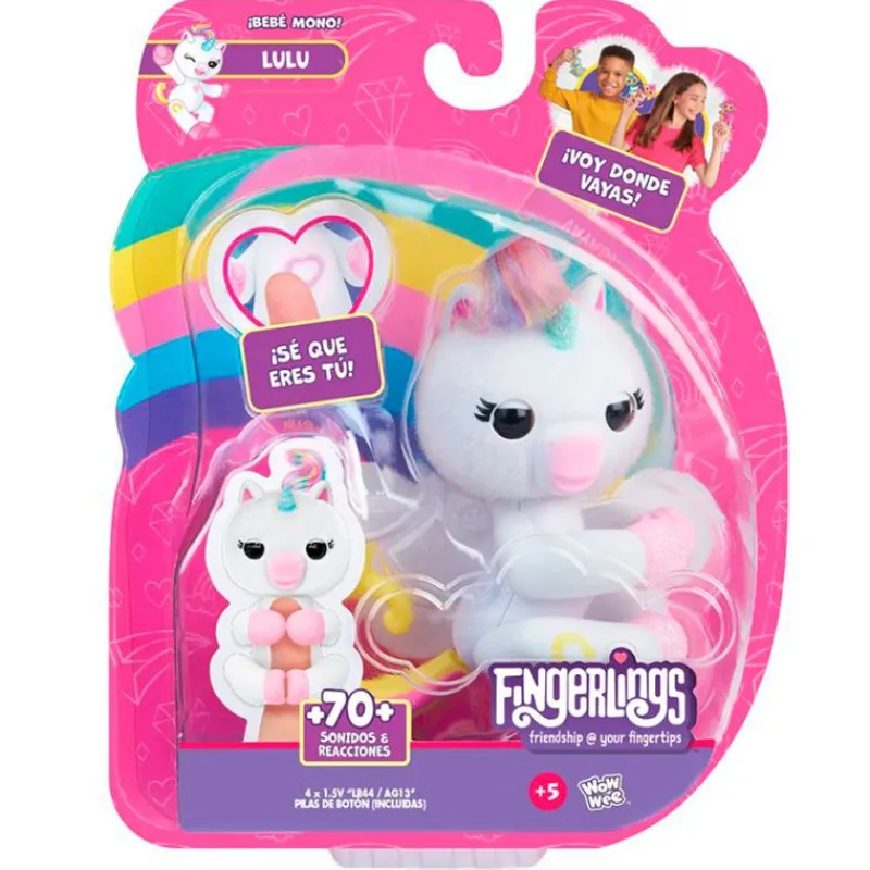 BIZAK Electrónicos-Fingerlings Unicornio Lulu