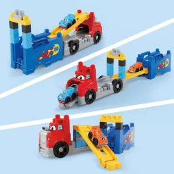 MEGABLOKS Puzzles Y Construcciones-First Builders Camión de Carreras
