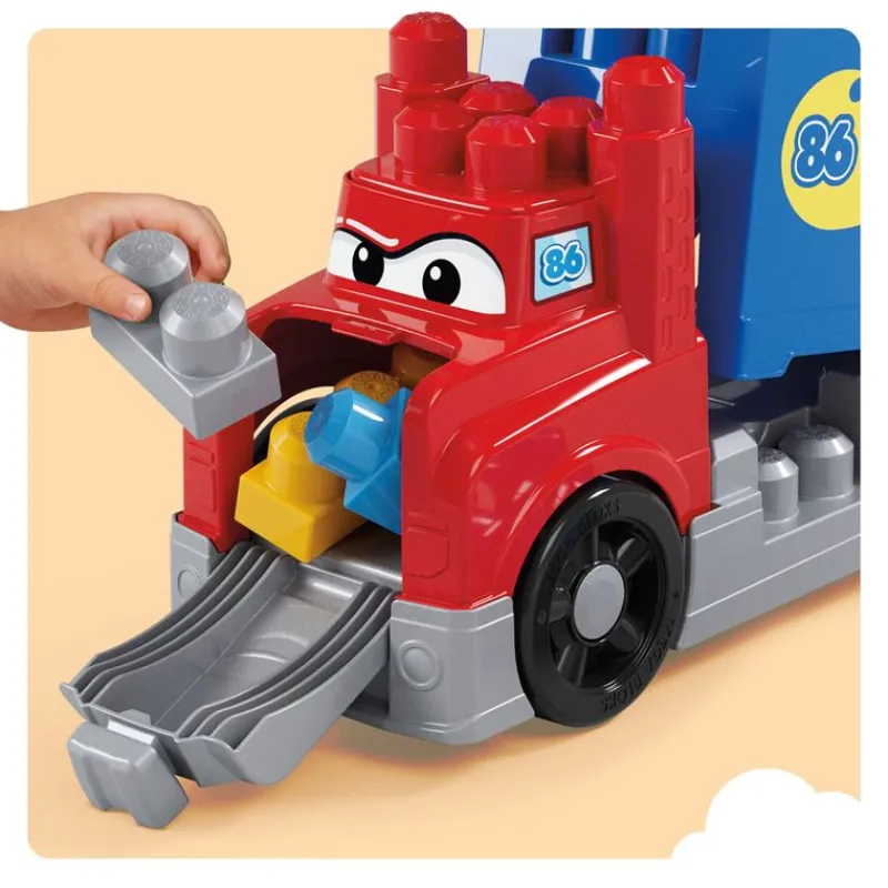 MEGABLOKS Puzzles Y Construcciones-First Builders Camión de Carreras