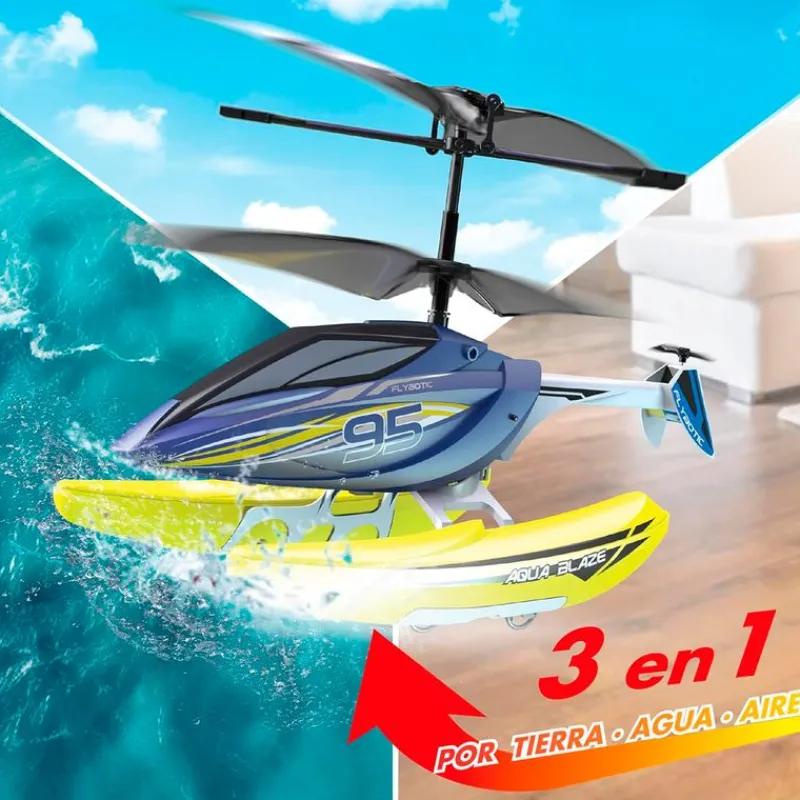 Flybotic Aqua Blaze Helicóptero R/C*BIZAK Discount