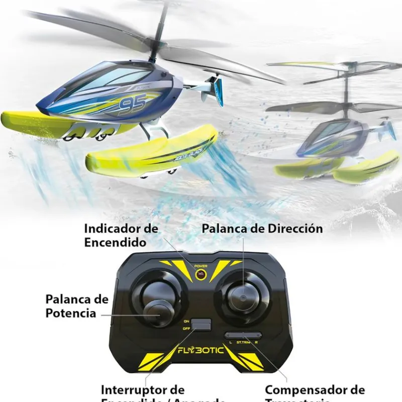 Flybotic Aqua Blaze Helicóptero R/C*BIZAK Discount