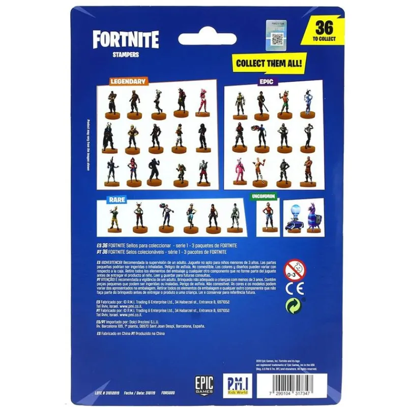 Fortnite Blíster 3 Estampadores Bunny Brawler*PANINI Hot