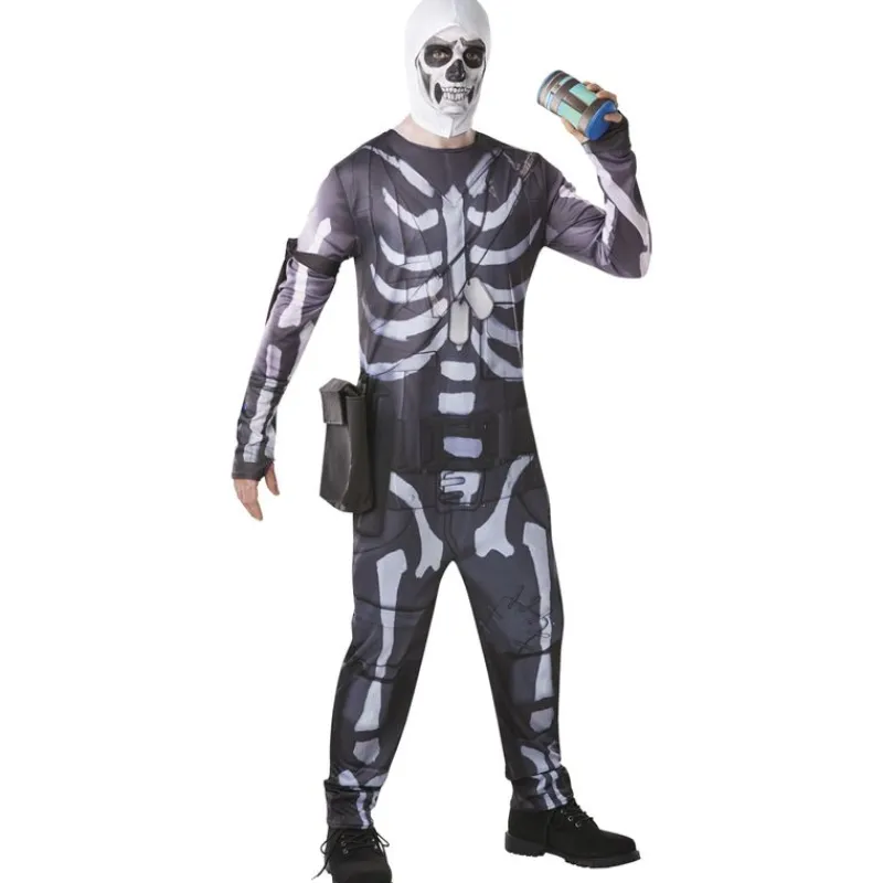 RUBIE'S Disfraces Y Complementos|Disfraces Y Complementos-Fortnite Disfraz Skull Trooper Adulto